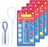 Dental Floss Threader, Deep Clean Floss for Braces, Bridges, Implants 50 Count (Pack of 4)...