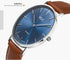 Infantry MDC Mens Minimalist Wrist Watch, Genuine Leather Watches for Men, Ultra Thin Quartz Analog Wristwatch, Dress Casual Business Style...