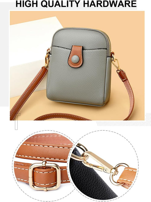 Small Crossbody Bags for Women, Leather Phone Purse Cross Body Bag Women Purses for Women, Small Crossbody Purse for Women...