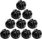 URBEST Wire Cube Connectors, Wire Cube Plastic Connectors for Modular Organizer Closet and Wire Grid Cube Storage Shelving Unit (Black, 40)...