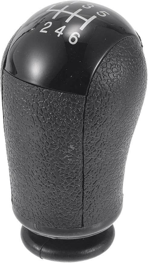 6 Speed Manual Gear Shifter Knob - Car Shift Lever Knob - for Ford Focus 2005-2012 Plastic Black White - 1 Pc...