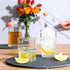 Bormioli Rocco Bartender Novecento Stackable 13.75 oz. Hi-Ball Drinking Glass for Mixed Cocktails, Clear, Set of 4...