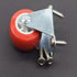 1.5 inch Rigid No-Swivel Plate Hard Rubber Caster Wheels for Furniture and Workbench 6 Packs(Free Screws)...