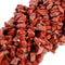 TUMBEELLUWA Polished Semi Precious Loose Beads for Jewelry Making, 5-8 mm Chips Tumbled Stones Beads 33" Strand, Red Jasper...