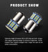 1156 1141 1003 7506 BA15S LED Bulbs Xenon White 20-Packs, Super Bright 3014 50-SMD LED Replacement for 12 Volt RV Camper Trailer Boat Trunk Interi...
