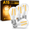 E26 Edison Light Bulb 40 Watt Equivalent, A15 Dimmable LED Light Bulbs, 5W LED Filament Light Bulb, Warm White 2700K, 500LM Ceiling Fan Light Bulb...