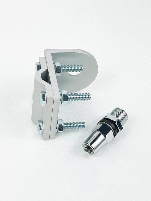 Double Groove Antenna Mirror Mount CB Radio Antenna Mount with SO239 Stud...