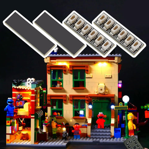eMagTech 3X 6 Port Expansion Boards DIY Kit Compatible with Lego and All Other Building Blocks Brand for LED Lights Cables Power Options 24x6.5mm...