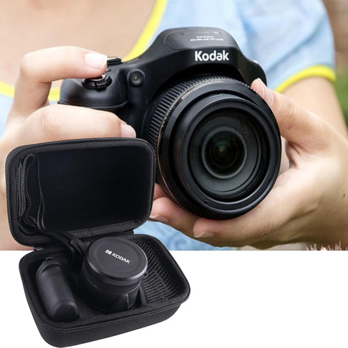 WERJIA Hard Carrying Case for KODAK PIXPRO AZ401/AZ405/AZ425/AZ255 Digital Camera,Fits USB Cable and Extra Batteries (black)...