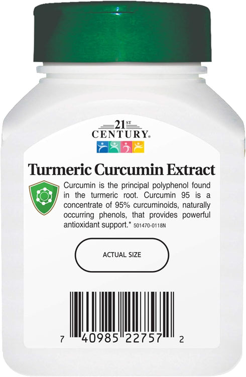 21st Century Curcumin 95 Herbal Supplements, 45 Count (22757)...