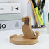 Wooden Cell Phone Holder, Wooden Smartphone Desk Holder with Anti-Slip Base for All Mobile Phones (Dog)......