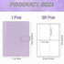 A5 Binder, Kpop Photocard Binder, 6 Ring Binder Album with 200 Card Slots, PU Leather Binder Cover with Magnetic Buckle Closure for Organizing Tra...