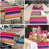 Mexican Table Runner 14 x 84 Inch Mexican Serape Table Runner for Mexican Party Wedding Decorations, Fringe Cotton Table Runner...