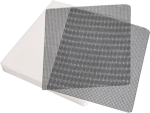 50 Packs 4 Inch Flower Pot Hole Mesh Pad, Plastic Mesh Screen Bonsai Pot Bottom Drainage Hole Grid Mat Mesh, Plant Succulent Pot Planter Drainage ...