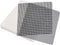 50 Packs 4 Inch Flower Pot Hole Mesh Pad, Plastic Mesh Screen Bonsai Pot Bottom Drainage Hole Grid Mat Mesh, Plant Succulent Pot Planter Drainage ...