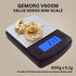 GemOro Platinum V600M | Durable Precise Jewelers Countertop Portable Mini Scale | Digital Precision Tool with Expert Professional Reading & Accura...