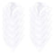 Touched by Nature Unisex Baby Organic Cotton Bandana Bibs, White, One Size...