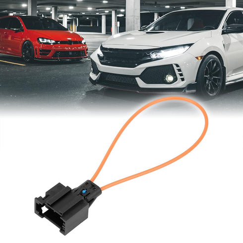 X AUTOHAUX Car Fiber Optical Optic Loop Cable Bypass Connector Female Replacement...