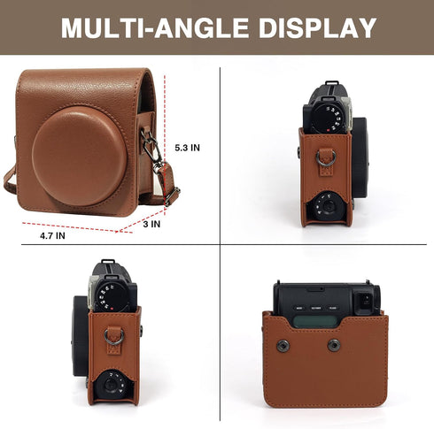 CAIYOULE Camera Case for Fujifilm Instax Mini 99?Fuji Mini 99 Instant Camera Bag With Mini 3inch Photo Album and Mini Photo Border Sticker(No Came...