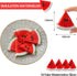 Yaomiao Fake Watermelon Simulation Watermelon Slices Artificial Fruit Slice Realistic Lifelike Fake Fruits Plastic Decor for Photography Props...