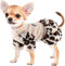 Leopard Dog Sweater Dress for Small Dogs, Fall Winter Dog Clothes, Warm Puppy Dress, Chihuahua yorkie Clothes, Pet Cat sweater Tiny Dog Clothes Ou...
