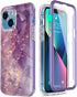 Esdot for iPhone 13 Case with Built-in Screen Protector,Military Grade Rugged Cover with Fashionable Designs for Women Girls,Protective Phone Case...
