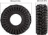 INJORA 1.0 Tires - All Terrain Super S5 King Trekker Soft Sticky Tires for 1/18 TRX4M 1/24 RC Crawler Axial SCX24 FMS FCX24 Enduro24 (T1014)...