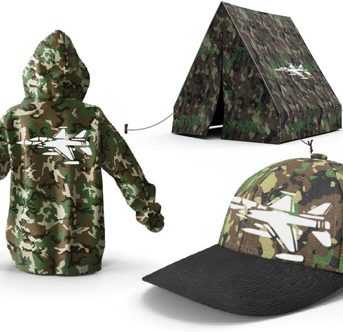 Airplane Jet, Air Force, Army, Navy, Stencil 8" x 10.5 Flexible Durable Plastic Arts and Crafts Material Scrapbooking for Airbrush Painting Drawin...