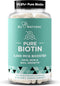 Biotin 5000 mcg Hair Skin Nails Supplement – High-Potency Hair Growth Vitamins for Women & Men – Provide Powerful Support for Healthy Hair, Strong...