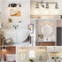 G25 LED Edison Vanity Globe Light Bulbs, LED Filament Light Bulb, 6W Equivalent to 60W, G80 Dimmable 700LM E26 Medium Base, Bathroom Vanity Mirror...