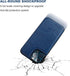 ONETOP Compatible with iPhone 12 Compatible with iPhone 12 Pro Wallet Case with Card Holder, PU Leather Kickstand Card Slots Case, Double Magnetic...