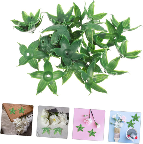 COHEALI 120pcs DIY flower torus flower accessories faux flower fake soap rose quality plastic material flower bouquets artificial plant accessorie...
