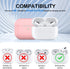 AirPods Pro Case Cover, Military Grade Anti-Fall Soft Silicone Shock-Absorbing Protective AirPods Pro 2nd/1st Generation Case with Keychain and Cl...