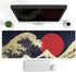 Ovenbird Extended Gaming Computer Mouse Pad, Large Black Red Mouse Pad for Desk, Cute Anime Japanese Great Wave Desk Pad for Keyboard and Mouse, R...