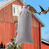6 Pieces Food Finch Sock Feeder, Thistle Seed Sacks in White, Bird Feeder Socks, Instant Seed Sack Feeder for Wildlife Goldfinch Feeding (White)...