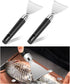 2 Pack Fish Scale Remover, 304 Stainless Fish Scales Scraping Tool, Serrated Fish Cleaning Tools, Fish Descaler Tool for Restaurant Chef and Home ...