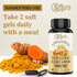 Liposomal Turmeric Curcumin Supplement 2000mg, 95% Standardized Curcuminoid Extract & Organic Root Powder with Piperine Black Pepper Fruit (15mg),...