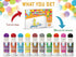 Dot Markers | Bingo Daubers 10 Washable Color Dot Markers For Toddlers, Toddler Activities, Bingo Markers and Activity Book, Toddler Arts And...