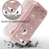 Hython Designed for iPhone 8, iPhone 7 Case, Heavy Duty Full-Body Defender Protective Case Bling Glitter Sparkle Hard Shell Hybrid Shockproof Rubb...