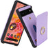 for Google Pixel 6 Case with Card Holder and Strap for Women,Crossbody Lanyard,Ring Stand,Snap Clasp,Phone Wallet Cases 6.4 inch(Purple)......