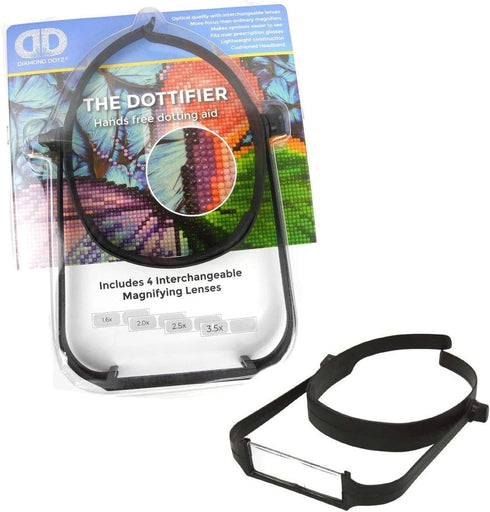 DIAMOND DOTZ ® - Dottifier Magnifier, Magnifying Glasses, Magnifying Glass Diamond Art, Magnifying Glasses for Close Work, Magnifying Eyeglasses, ...