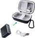 WERJIA Travel Hard Case for Anker 317 100w USB-c Charger, 736 Charger (Nano II 100W), 747 Charger GaNPrime 150W USB C Charger Case Black......