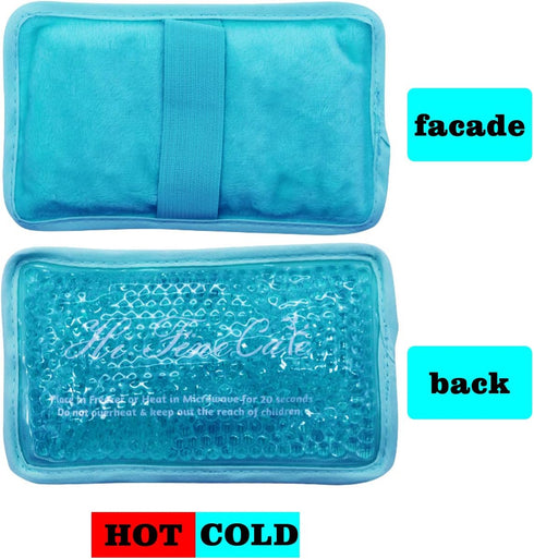 Gel Beads Ice Pack, Hot Cold Pack, Reusable Ice Pack, for Injury, Swelling, Pain Relief, Knee, Shoulder, Foot, Ankle, Neck, Hip, Elbow, Back, Wisd...