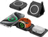 Foldable Wireless Charger, 3 in 1 Wireless Charging Station for iPhone 15/14/13/12/11 Pro Max/X/XS, Fast Magnetic Travel Wireless Charging Pad for...