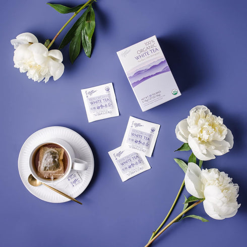 Prince of Peace Organic White Tea, 20 Tea Bags – 100% Organic White Tea – Unsweetened White Tea – Lower Caffeine Alternative to Coffee – Herbal He...