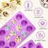 Walfos Small Soap Molds, 15 Cavity Round Silicone Molds,1.5inch Small Round soap mold Perfect for Soap Making, Bath Bombs, Chocolate & Pudding etc...