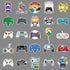 100 Pcs Play Game Stickers for Teen, Cool Cartoon Trendy Gamepad Waterproof Gaming Sticker,Vinyl Laptop Phone Skateboard Stickers....