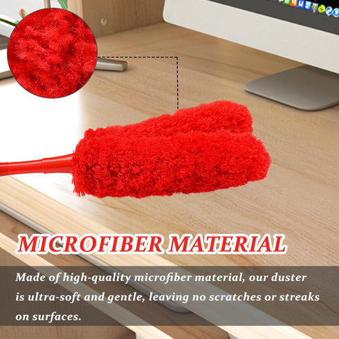 16 inch Microfiber Feather Duster, Big Microfiber Duster Make Home Cleaning More Efficient and Easy, Cleaning Tool for Office, Fan, Car, Computer,...