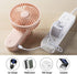 Portable Mini Clip on Fan, 4000mAh Rechargeable USB Battery Operated Stroller Fan with Magnetic - Pink...