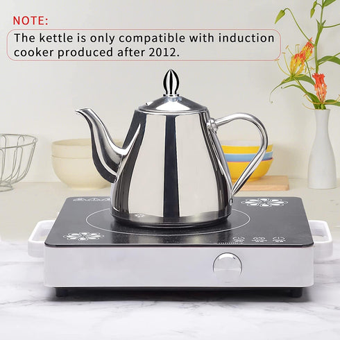 SANQIAHOME Stainless Steel Teapot Coffee Servers 1200ml...